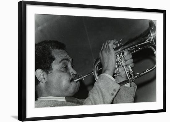 Art Farmer on the Flugelhorn at the Bell, Codicote, Hertfordshire, 25 February 1985-Denis Williams-Framed Photographic Print