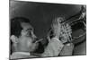 Art Farmer on the Flugelhorn at the Bell, Codicote, Hertfordshire, 25 February 1985-Denis Williams-Mounted Photographic Print
