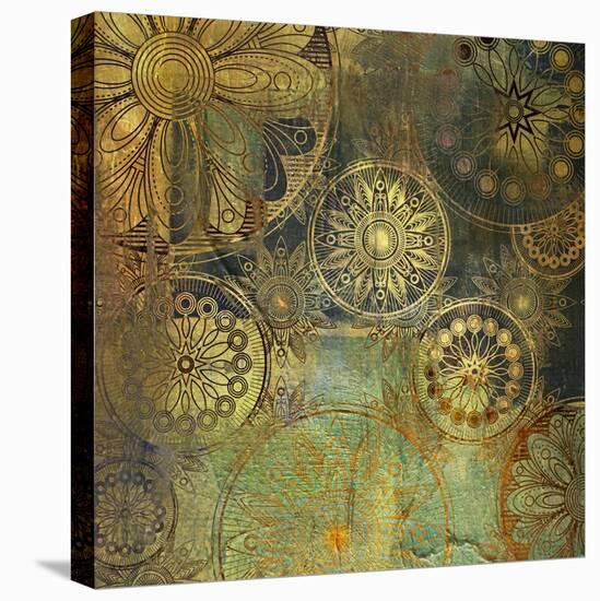 Art Floral Grunge Background Pattern. To See Similar, Please Visit My Portfolio-Irina QQQ-Stretched Canvas