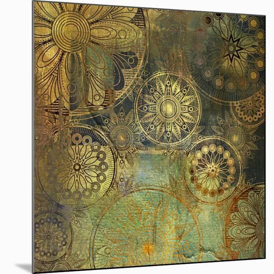 Art Floral Grunge Background Pattern. To See Similar, Please Visit My Portfolio-Irina QQQ-Mounted Art Print