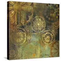 Art Floral Grunge Background Pattern. To See Similar, Please Visit My Portfolio-Irina QQQ-Stretched Canvas