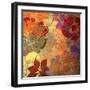 Art Floral Grunge Background Pattern. To See Similar, Please Visit My Portfolio-Irina QQQ-Framed Art Print