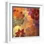 Art Floral Grunge Background Pattern. To See Similar, Please Visit My Portfolio-Irina QQQ-Framed Art Print