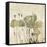 Art Floral Grunge Graphic Background-Irina QQQ-Framed Stretched Canvas