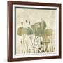 Art Floral Grunge Graphic Background-Irina QQQ-Framed Art Print