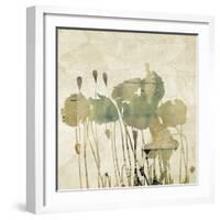 Art Floral Grunge Graphic Background-Irina QQQ-Framed Art Print