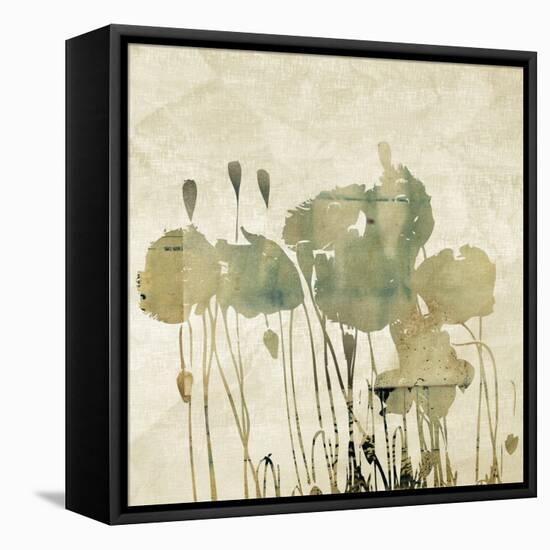 Art Floral Grunge Graphic Background-Irina QQQ-Framed Stretched Canvas