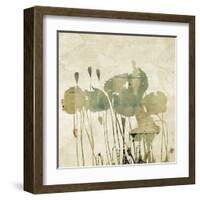 Art Floral Grunge Graphic Background-Irina QQQ-Framed Art Print