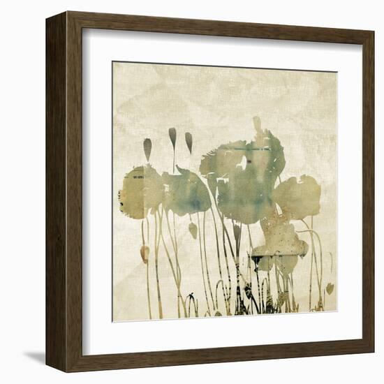 Art Floral Grunge Graphic Background-Irina QQQ-Framed Art Print