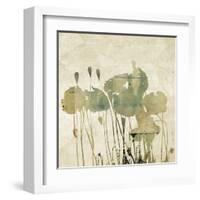 Art Floral Grunge Graphic Background-Irina QQQ-Framed Art Print