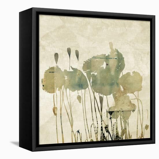 Art Floral Grunge Graphic Background-Irina QQQ-Framed Stretched Canvas