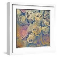 Art Floral Vintage Colorful Background. To See Similar, Please Visit My Portfolio-Irina QQQ-Framed Art Print