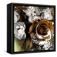 Art Floral Vintage Colorful Background. To See Similar, Please Visit My Portfolio-Irina QQQ-Framed Stretched Canvas