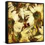 Art Floral Vintage Colorful Background. To See Similar, Please Visit My Portfolio-Irina QQQ-Framed Stretched Canvas