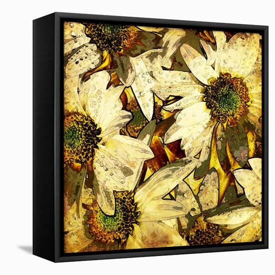 Art Floral Vintage Colorful Background. To See Similar, Please Visit My Portfolio-Irina QQQ-Framed Stretched Canvas