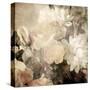 Art Floral Vintage Light Sepia Blurred Background with White Asters and Roses-Irina QQQ-Stretched Canvas