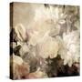 Art Floral Vintage Light Sepia Blurred Background with White Asters and Roses-Irina QQQ-Stretched Canvas