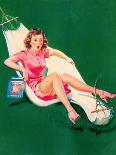 Good Pickin's Pin-Up c1940s-Art Frahm-Art Print