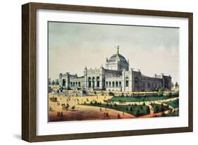 Art Gallery, Grand United States Centennial Exhibition, Fairmount Park, Philadelphia-American School-Framed Giclee Print