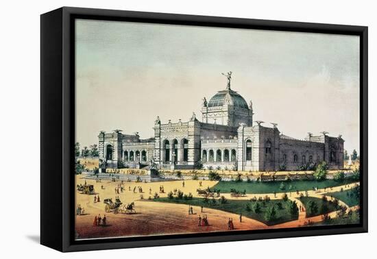 Art Gallery, Grand United States Centennial Exhibition, Fairmount Park, Philadelphia-American School-Framed Stretched Canvas