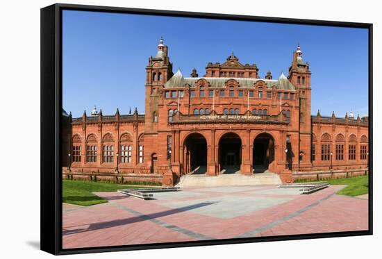 Art Gallery Panorama-David Woods-Framed Stretched Canvas