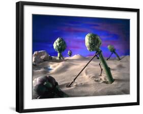 Art-ichoke (Dali) 1996-Norman Hollands-Framed Photographic Print