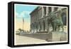 Art Institute, Lion Statue, Chicago, Illinois-null-Framed Stretched Canvas