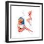 Art Is Largely a Matter of Form Pin-Up 1952-T.N. Thompson-Framed Art Print