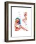 Art Is Largely a Matter of Form Pin-Up 1952-T.N. Thompson-Framed Art Print