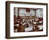 Art Lesson, Fulham County Secondary School, London, 1908-null-Framed Photographic Print