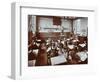 Art Lesson, Fulham County Secondary School, London, 1908-null-Framed Photographic Print