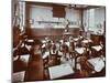 Art Lesson, Fulham County Secondary School, London, 1908-null-Mounted Photographic Print