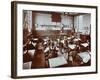 Art Lesson, Fulham County Secondary School, London, 1908-null-Framed Photographic Print