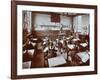 Art Lesson, Fulham County Secondary School, London, 1908-null-Framed Photographic Print