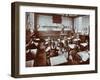 Art Lesson, Fulham County Secondary School, London, 1908-null-Framed Premium Photographic Print