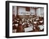 Art Lesson, Fulham County Secondary School, London, 1908-null-Framed Premium Photographic Print