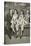 Art Linkletter with Bathing Beauties-null-Stretched Canvas