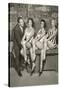 Art Linkletter with Bathing Beauties-null-Stretched Canvas
