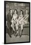 Art Linkletter with Bathing Beauties-null-Framed Art Print