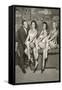 Art Linkletter with Bathing Beauties-null-Framed Stretched Canvas