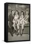 Art Linkletter with Bathing Beauties-null-Framed Stretched Canvas