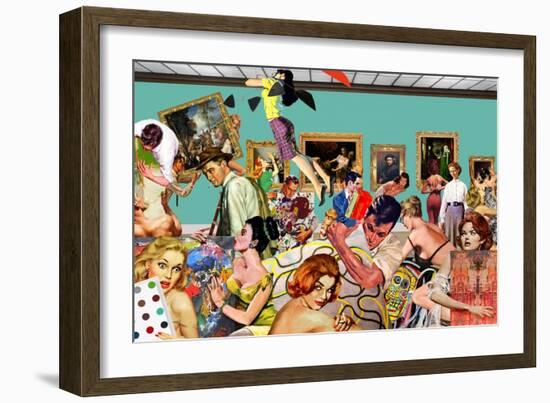 Art Lovers-Barry Kite-Framed Art Print