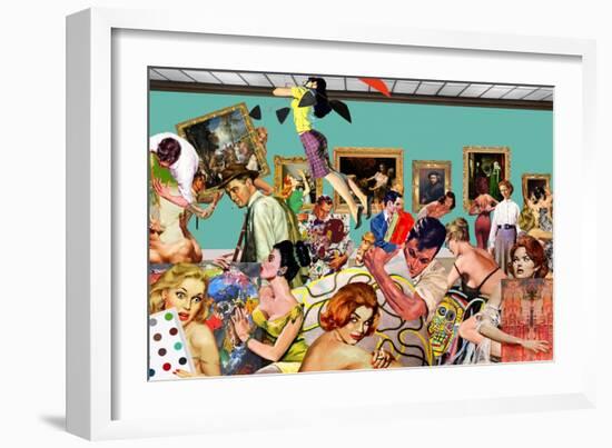 Art Lovers-Barry Kite-Framed Art Print