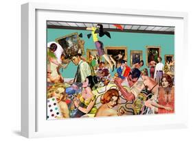 Art Lovers-Barry Kite-Framed Art Print