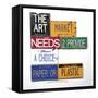 Art Market-Gregory Constantine-Framed Stretched Canvas