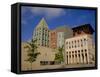 Art Museum and Public Library, Denver, Colorado, USA-Jean Brooks-Framed Stretched Canvas