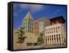 Art Museum and Public Library, Denver, Colorado, USA-Jean Brooks-Framed Stretched Canvas