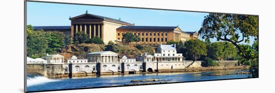 Art Museum at the Waterfront, Philadelphia Museum of Art, Schuylkill River, Philadelphia-null-Mounted Photographic Print