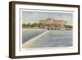 Art Museum, Schuylkill River, Philadelphia, Pennsylvania-null-Framed Art Print