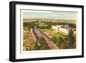 Art Museum, Volunteer Park, Seattle, Washington-null-Framed Art Print